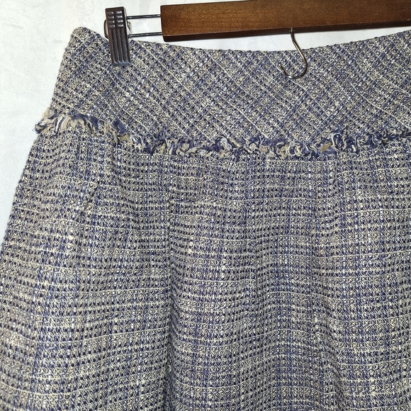 BCBGMaxAzria Gray and Blue Mini Skirt - Picture 3 of 6